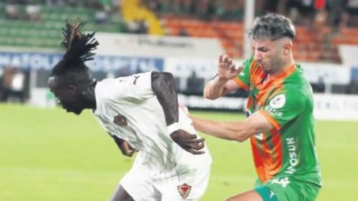 Alanya ile Hatay maçı 0-0'lık eşitlikle sona erdi