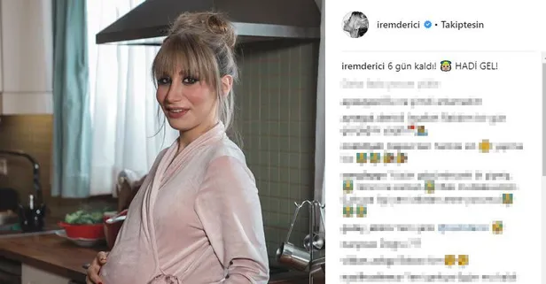 İrem Derici'den 'hamile' paylaşımı