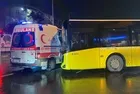 Son dakika: Bahçelievlerde İETT otobüsü ambulansa çarptı