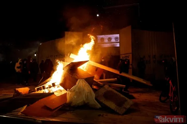 Fransa yangın yeri: Protestocular Merkez Bankasını ateşe verdi - 7