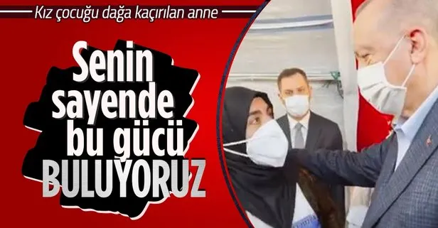 Diyarbakır annesinden Başkan Erdoğan’a: Senin sayende bu gücü buluyoruz