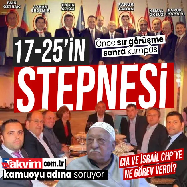 FETÖnün 17/25 Aralık ihanetinde başrol CHP! ABDdeki sır görüşme ve 14 gün sonra kurulan kumpas | CIA- MOSSADla ne pazarlıklar yapıldı?