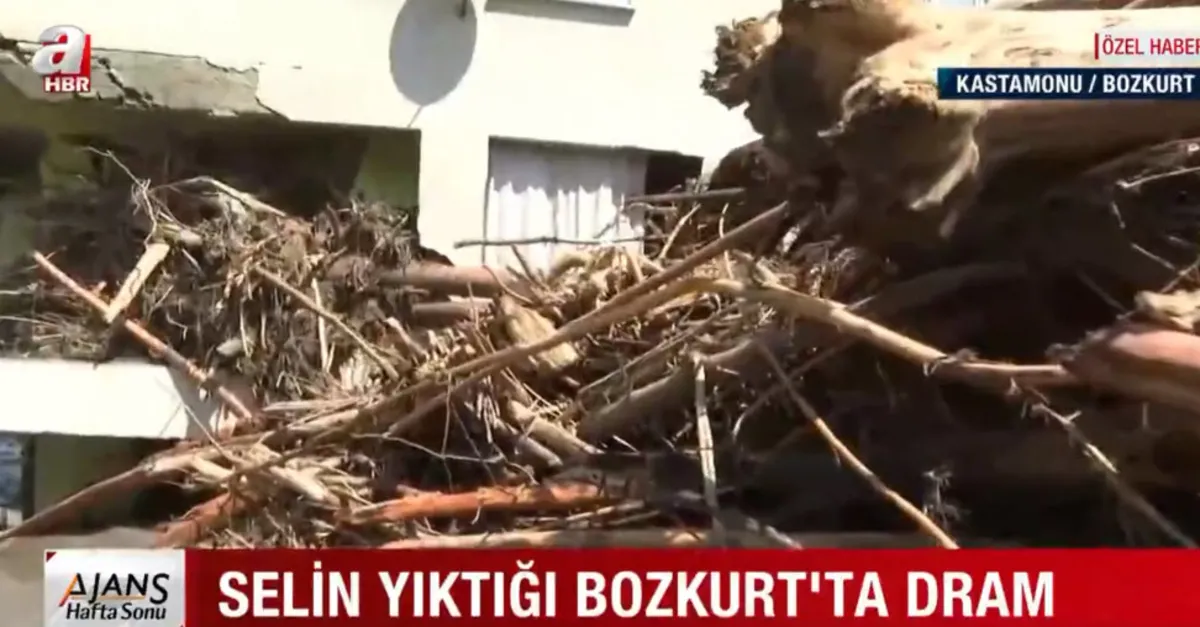 Afet bölgesi Kastamonu Bozkurt'ta bir gün nasıl geçiyor! A Haber detayları ekrana taşıdı