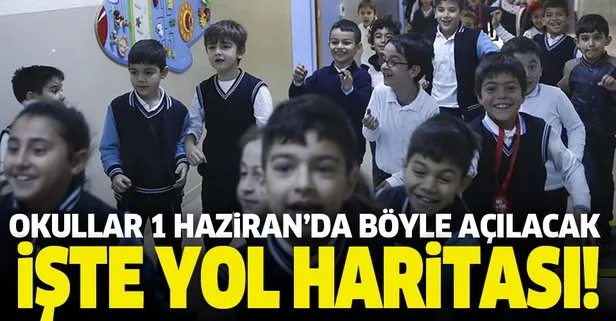 Okullar 1 Haziran'da böyle açılacak! İşte tüm detaylar...