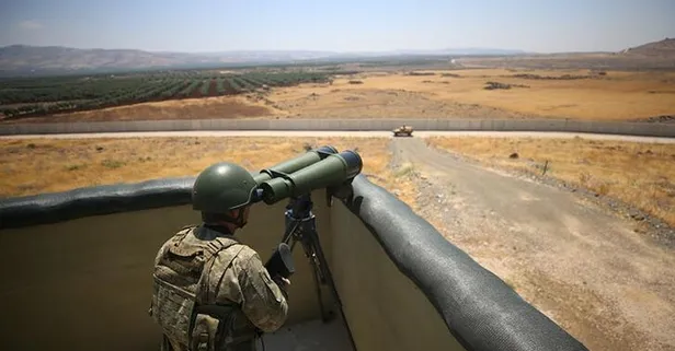 Türkiye'ye girmeye çalışan PKK'lı terörist Suriye sınırında enselendi