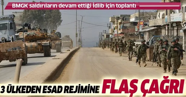 Son dakika: ABD, İngiltere ve Almanya’dan Esad rejimine İdlib çağrısı