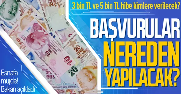 Son dakika: Ticaret Bakanı Mehmet Muş açıkladı! Esnafa hibe başvuruları nereden yapılacak?-1