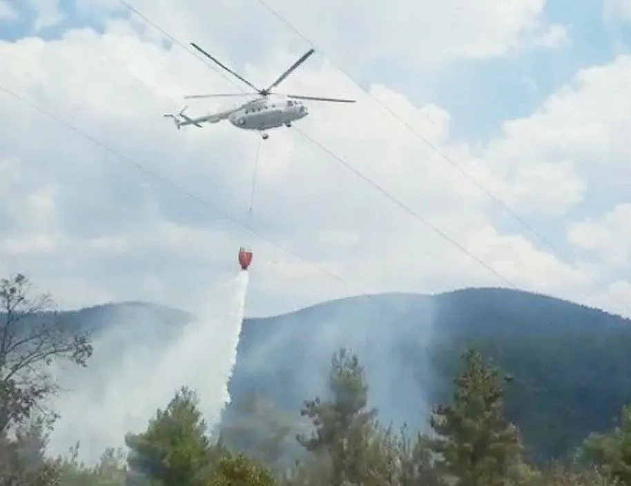 Kütahya’da orman yangını!