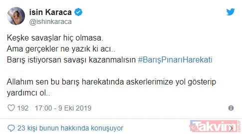 Barış Pınarı Harekatı'na susanlara Yusuf Güney'den anlamlı video! Ünlü isimlerden Barış Pınarı Harekatı'na destek yağıyor... - 19