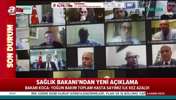 Bakan Koca açıkladı: Yoğun bakım toplam hasta sayısı ilk kez azaldı