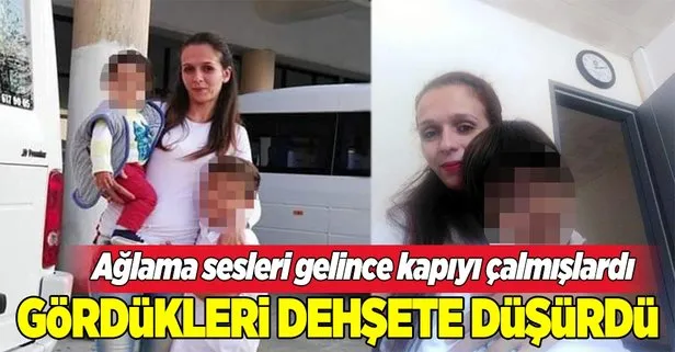 İzmir’de korkunç olay! Öldürülen annesinin cesedinin başında ağlarken bulundu