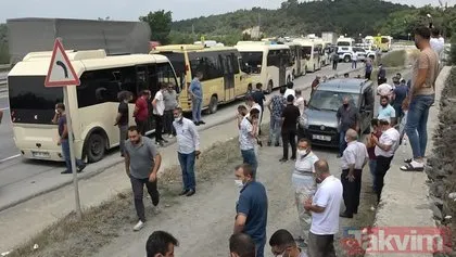İstanbul’da yüzlerce minibüsçü kontak kapattı! Kahyalık sistemine tepki gösterdiler