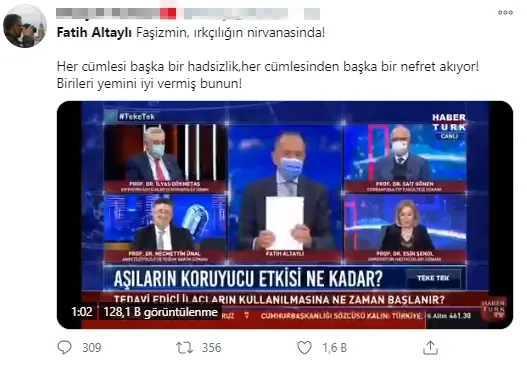Habertürk ekranlarında Suriyelilere karşı ırkçı ifadeler kullanan Fatih Altaylı'ya tepkiler çığ gibi!-6
