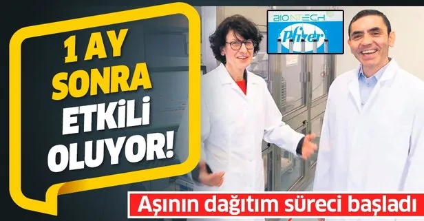 Pfizer/BioNTech aşısı bir ay sonra etkili oluyor