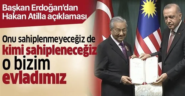 Son dakika... Başkan Erdoğan’dan Hakan Atilla açıklaması