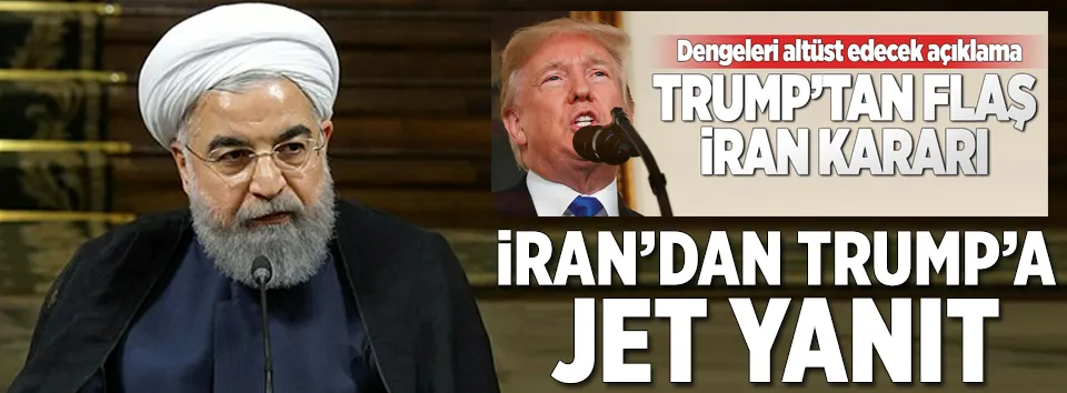 İran’dan Trump’a jet yanıt