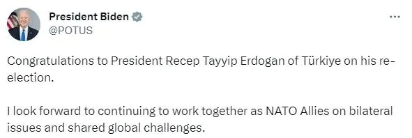 abd-baskani-joe-bidendan-baskan-erdogana-tebrik-mesaji-birlikte-calismaya-devam-etmeyi-dort-gozle-bekliyorum-1685308384411.jpeg ABD Başkanı Joe Biden'dan Başkan Erdoğan'a tebrik mesajı: Birlikte çalışmaya devam etmeyi dört gözle bekliyorum-3
