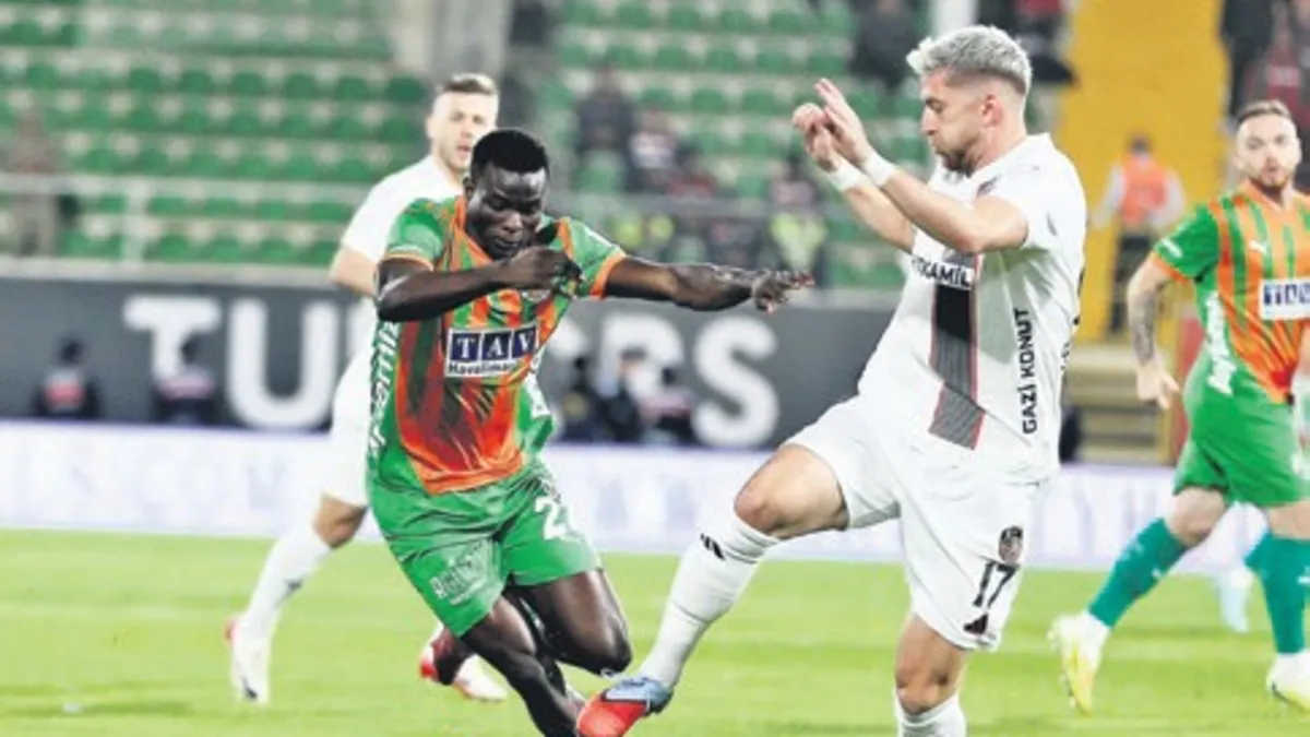 Alanyaspor Gaziantep FK’da gol sesi çıkmadı! Kritik fırsatlar kaçtı