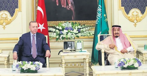 Başkan Recep Tayyip Erdoğan Suudi Arabistan'a gitti