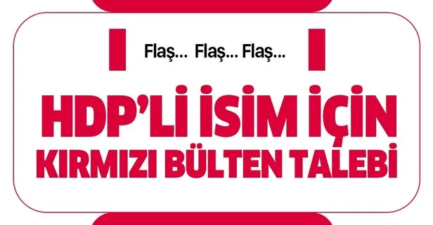 Son dakika: HDP’li Osman Baydemir için kırmızı bülten talebi!