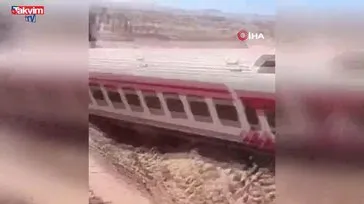 Mısır’da tren raydan çıktı: 3 ölü 94 yaralı