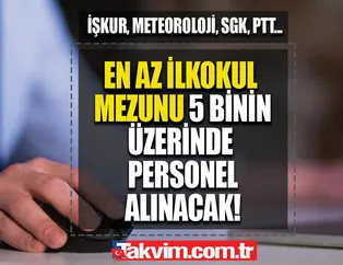 İlkokul mezunu, sınavsız, KPSS şartsız + en az 9.900 TL maaşla... 18-50 yaş arası İstanbul 81 ilde personel alımı yapılıyor!