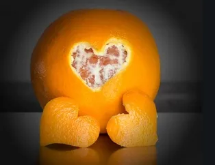 Portakalı soydum stresi kovdum!