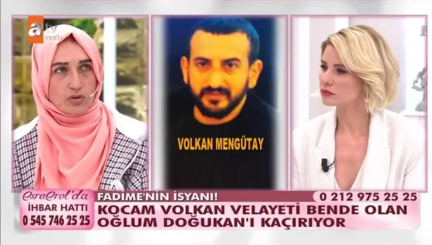 Çocuğu kaçırılan anne çareyi Esra Erol’da aradı!