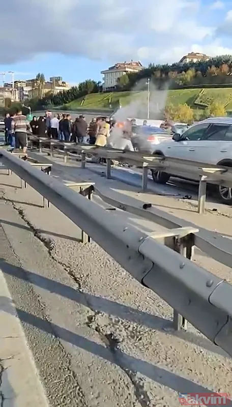 Sarıyer'de feci kaza! Takla atan araç karşı şeride geçti: 2 kişi öldü | Görüntüler ortaya çıktı - 6