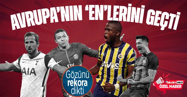 Mbappe’yi, Levandowski’yi geçti! Fenerbahçe’nin gol makinesi Valencia 1 gol daha atarsa rekor kıracak