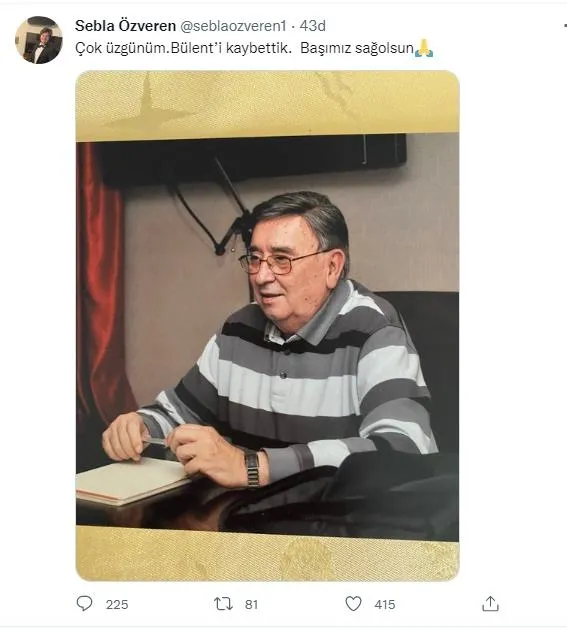 Bülend Özveren hayatını kaybetti! Acı haberi eşi duyurdu-2