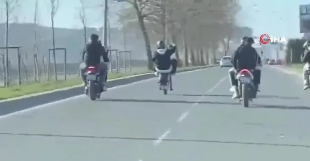 Trafikte tek tekere af yok! Motosikletle akrobasi yapana 47 bin TL ceza verilecek