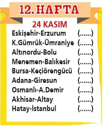 Süper Lig’in ardından 1. Lig’de de fikstür çekimi yapıldı-13