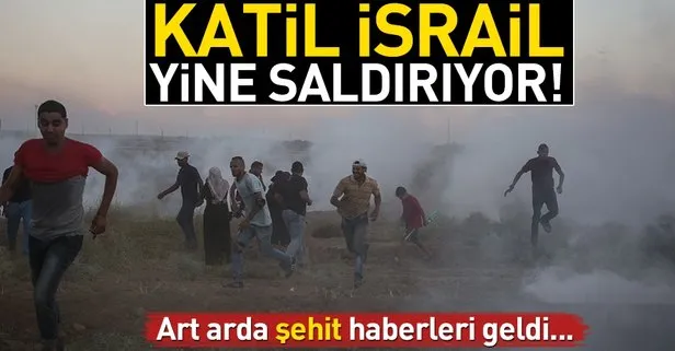 İsrail saldırdı! Art arda şehit haberleri geldi