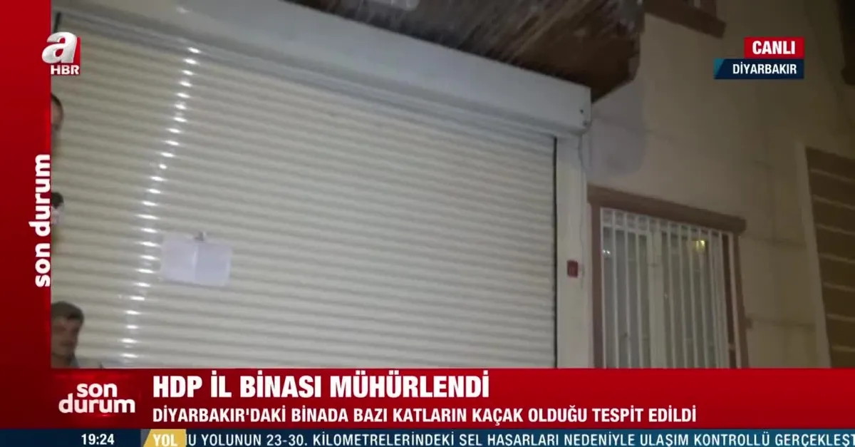 Diyarbakır HDP il binası mühürlendi!