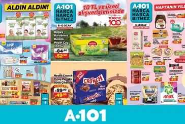 Yiyecek A101 indirimleri!  Hafta sonu geldi A101 aktüel kataloğu değişti! 11,90’a indi! Paket halinde satılıyor Sıvı yağ, çay, hindi, iç giyim...