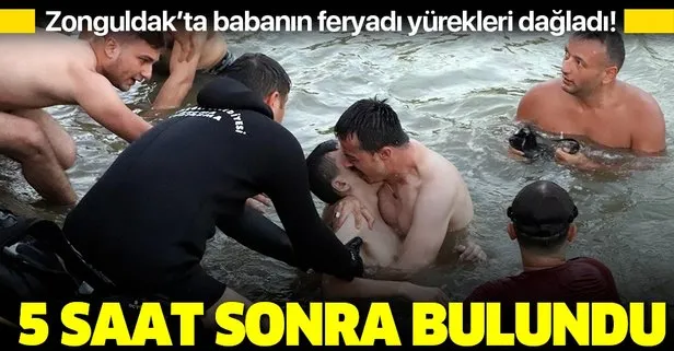 Zonguldak’ta serinlemek için dereye giren çocuğun cansız bedenine ulaşıldı: Babanın feryadı yürekleri dağladı