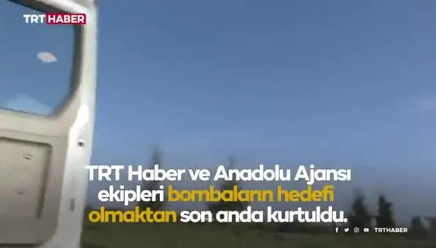 Ermeniler Türk gazetecileri hedef aldı! Korku dolu anlar anbean kameralara yansıdı!