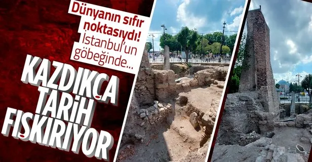 İstanbul’un göbeğinde kazdıkça tarih fışkırıyor! Osmanlı ve Bizans’tan kalma...