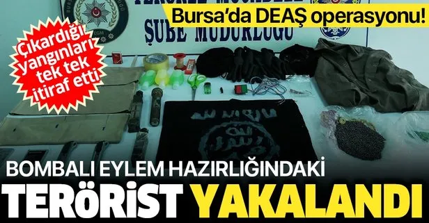 Son dakika: Bursa’da eylem hazırlığındaki DEAŞ’lı terörist yakalandı!