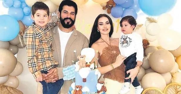 Fahriye Evcen ile Burak Özçivit’in küçük oğlu Kerem Özçivit 1 yaşında! İşte doğum gününden fotoğraflar...