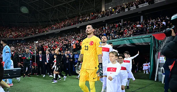 Filistinli çocuklar A Milli Takım ile seremonide