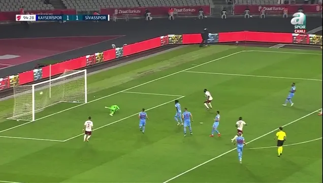 Kayserispor 1-2 Sivasspor (GOL: Gradel)