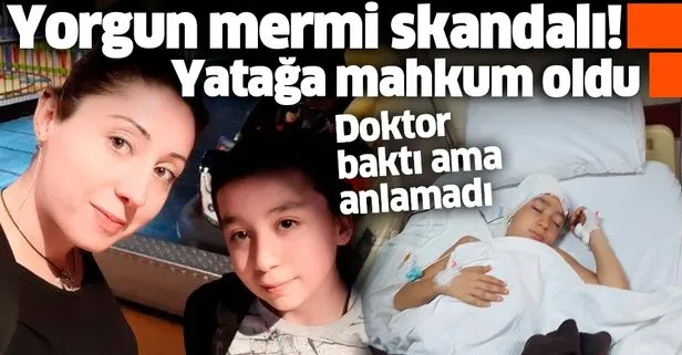 İstanbul’da yorgun mermi skandalı! 12 yaşındaki Mert yatağa mahkûm oldu