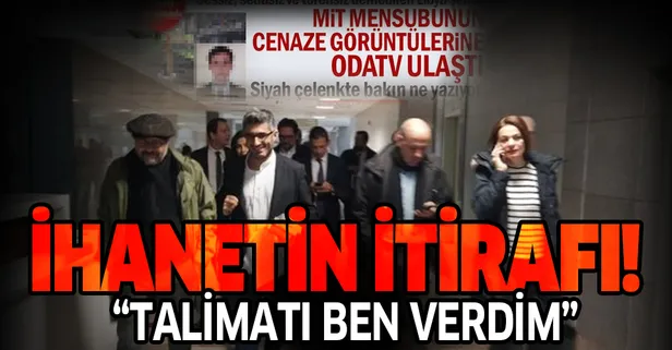 ODA TV Genel Yayın Yönetmeni Barış Pehlivan'dan "talimatı ben verdim" itirafı