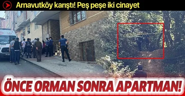 Arnavutköy’de kan donduran olay: Peş peşe iki cinayet işledi