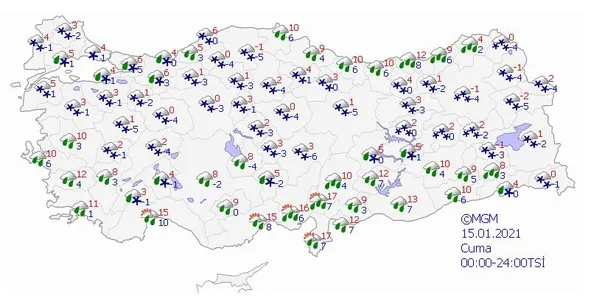 HAVA DURUMU | Meteorolojiden kuvvetli yağış ve kar uyarısı | 14 Ocak İstanbul'da hava nasıl olacak?-4