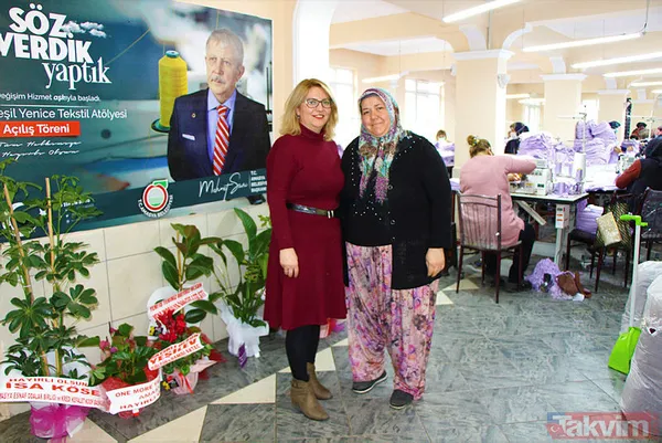 Amasya’da düğün salonu tekstil atölyesi oldu: Şalvar dikiyordu, şimdi 150 kişiye istihdam planı kuruyor - 5