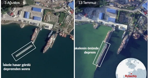Kamçatka’daki deprem Rus nükleer denizaltı üssünü vurdu! Hasar uydu görüntülerinde ortaya çıktı