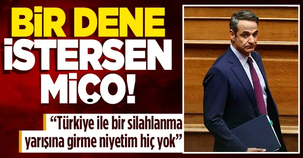 Yunanistan Başbakanı Kiryakos Miçotakis: "Türkiye ile bir silahlanma yarışına girme niyetim hiç yok"